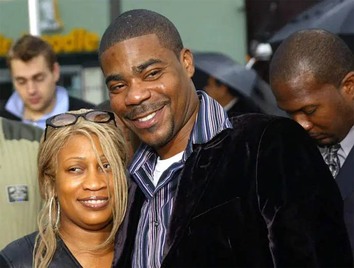 Tracy and Sabina Morgan taking a photo together.